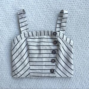 ALTAR’D STATE Cropped Button Tank